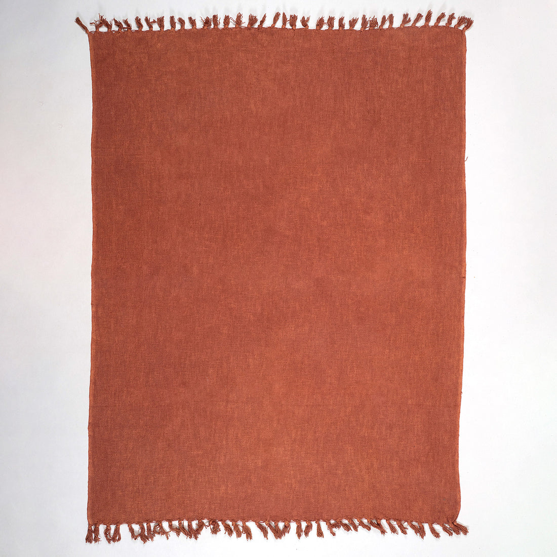 Best Solid Brown Premium Organic Throw Blankets
