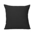 Black Organic Cotton Waffle Cushion Cover
