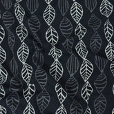 Black & White Cotton Hand Block Printed Fabric