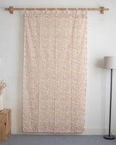 Block Floral Printed Curtians for Half Window
