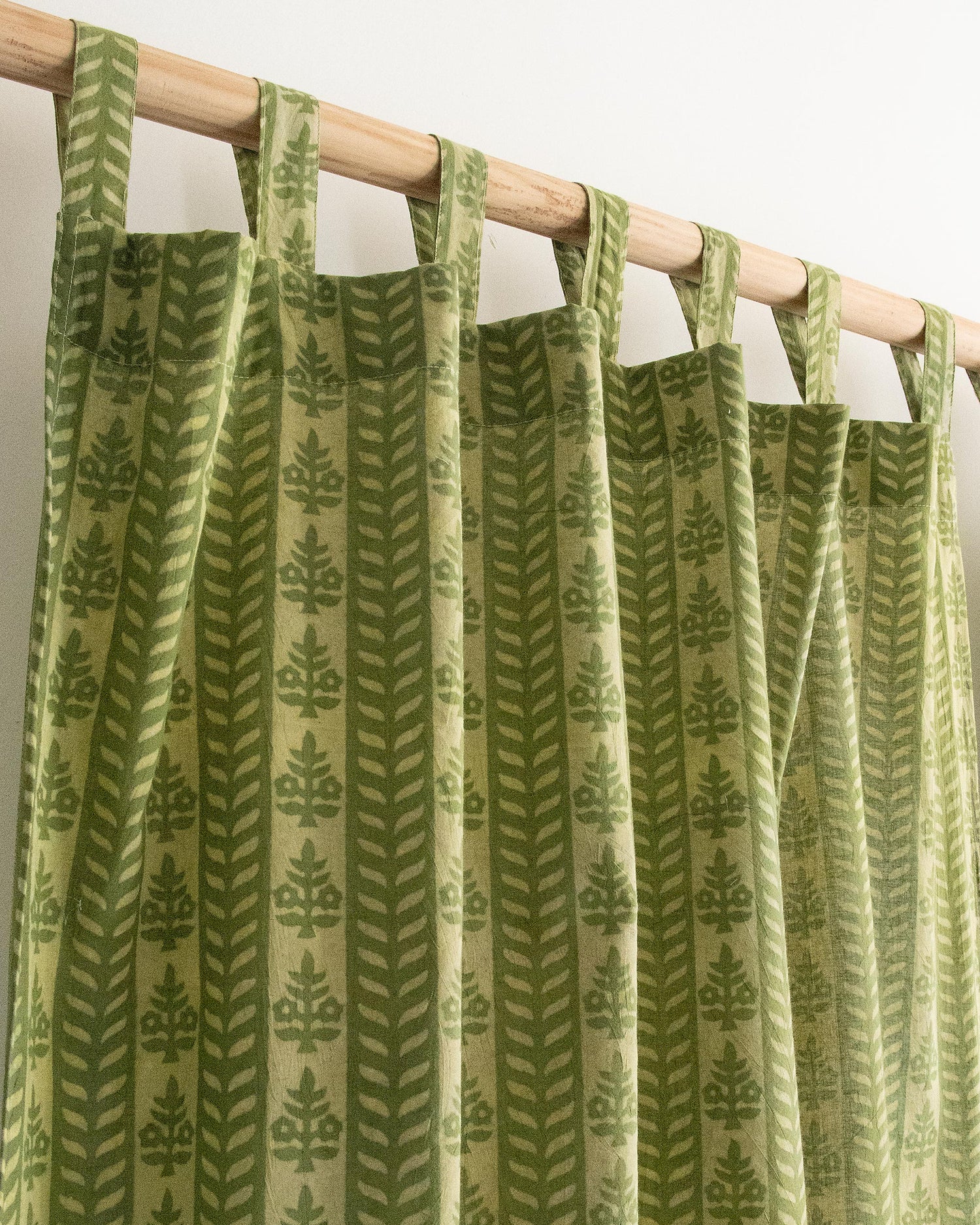 Block Hand Block Printed Cotton Window Curtains