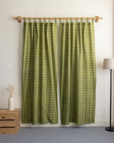 Block Hand Block Printed Cotton Window Curtains