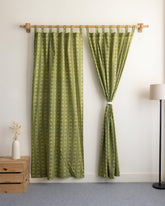 Block Hand Block Printed Cotton Window Curtains