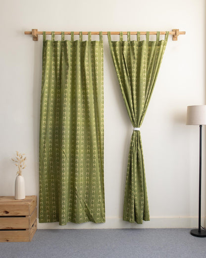 Block Hand Block Printed Cotton Window Curtains