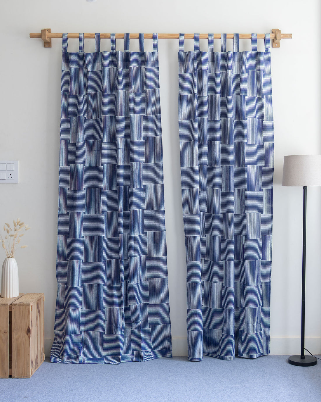 Block Print Curtains for Living Room