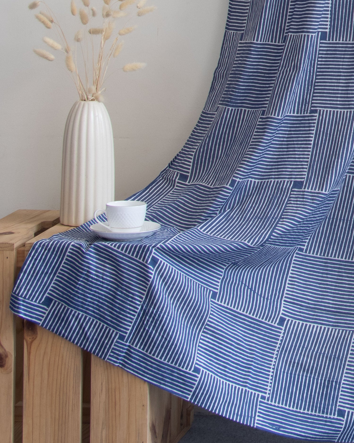 Block Print Curtains for Living Room
