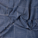 Block Print Indigo Blue Patchwork Fabric