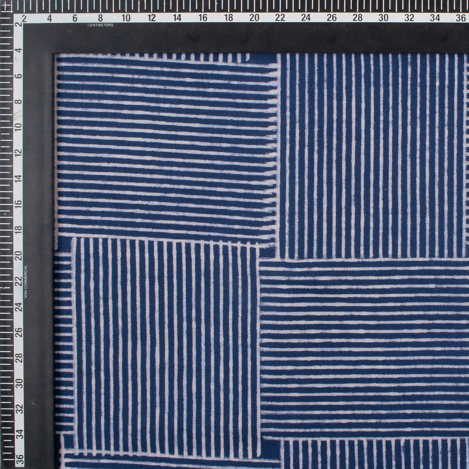 Block Print Indigo Blue Patchwork Fabric