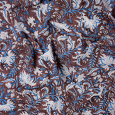 Block Print Organic Natural Cotton Fabric