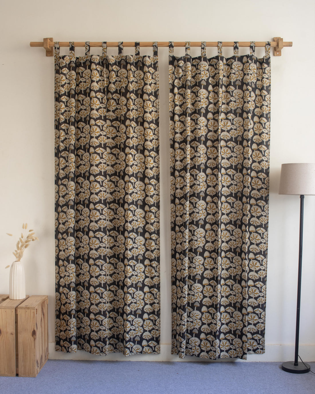 Block Printed Best Curtains for Living Room in India