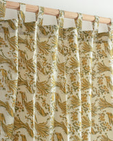 Block Printed Cotton Drapes for Living Room