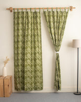Block Printed Cotton Drapes for Living Room in India