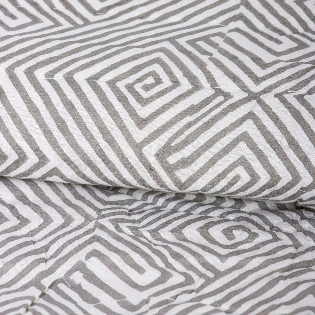 Block Printed Cotton Reversible Jaipuri Rajai with Pillow Cover