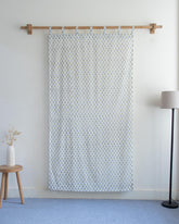 Block Printed Curtains Set for Bedroom in India