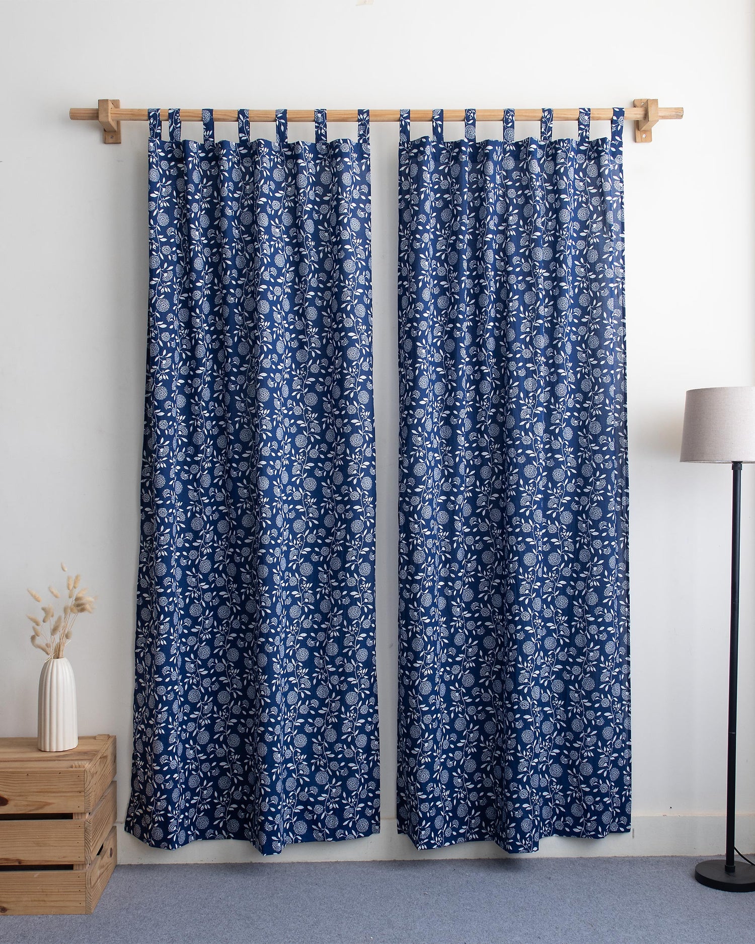 Block Printed Organic Cotton for Room Decor