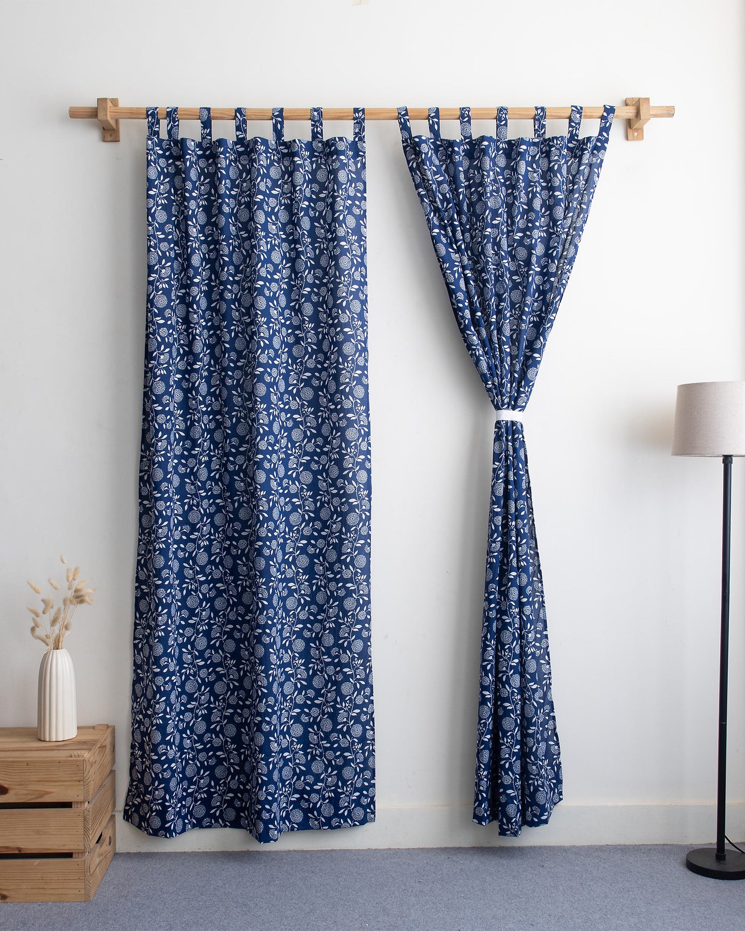 Block Printed Organic Cotton for Room Decor