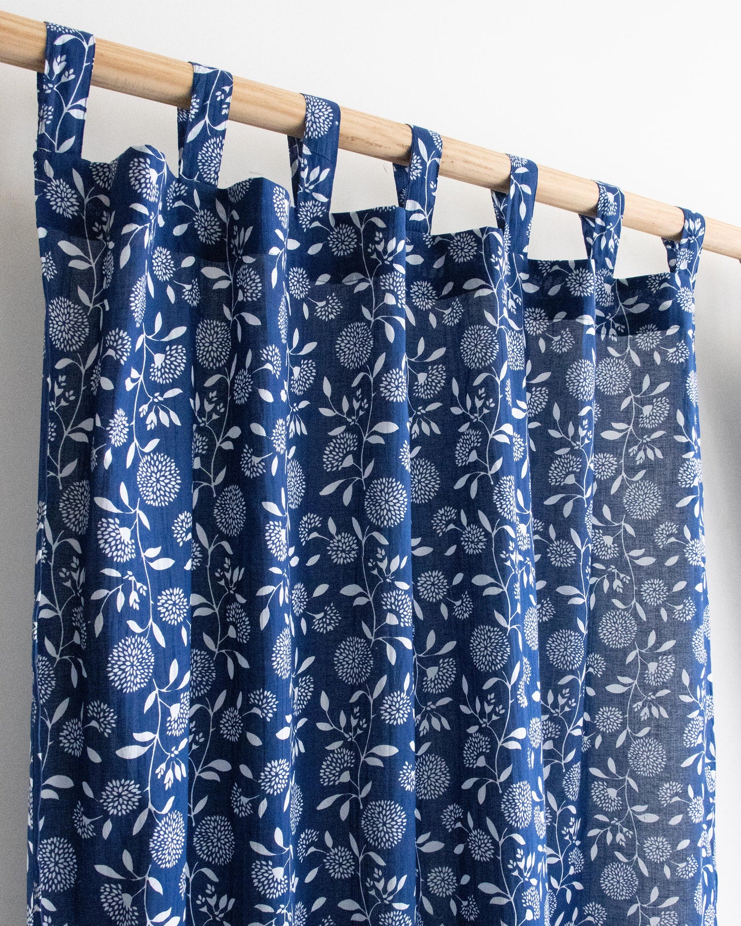 Block Printed Organic Cotton for Room Decor