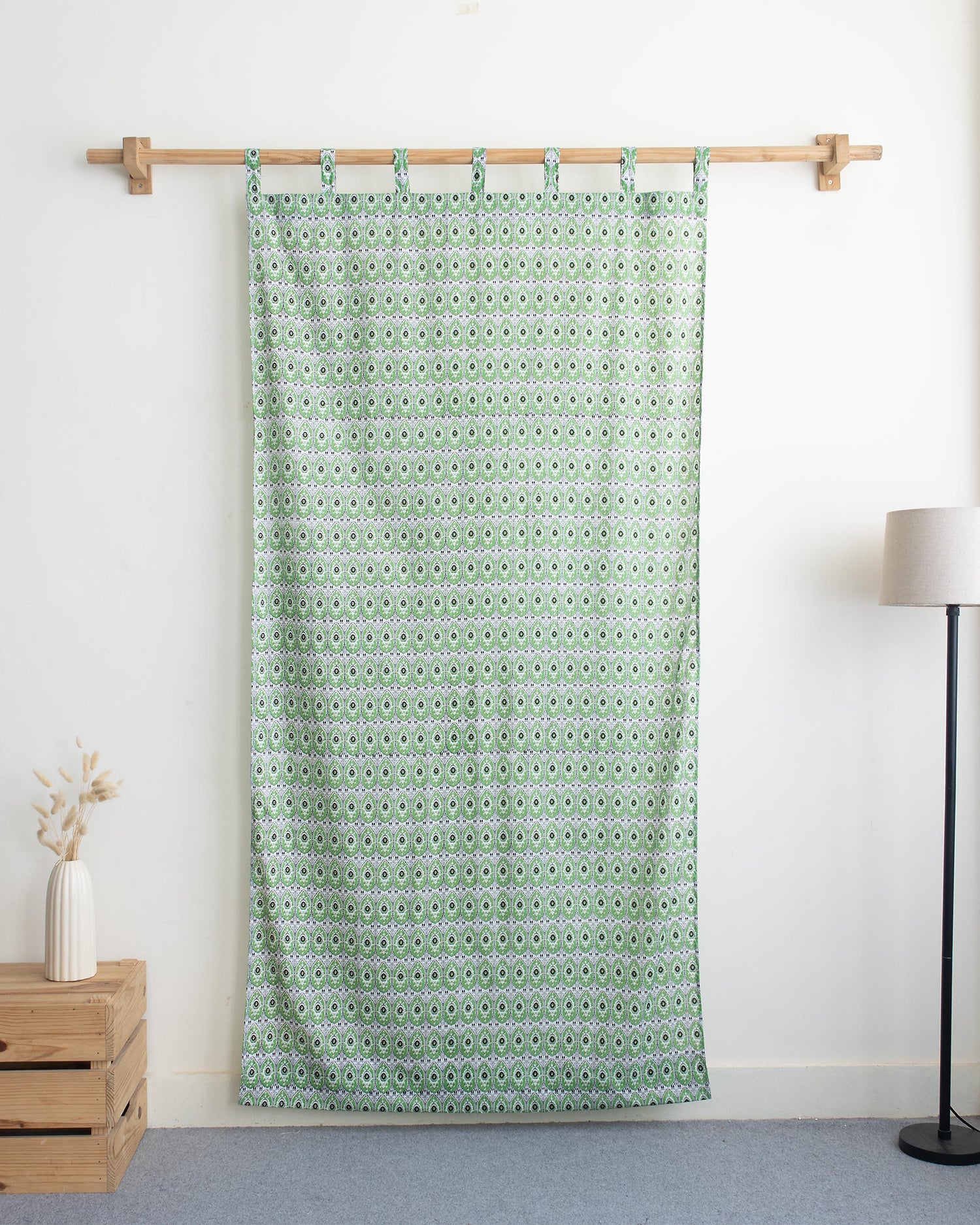 Block Printed Pure Cotton Curtain Online