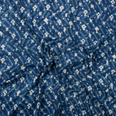 Block Printed Soft Cotton Indigo Fabric