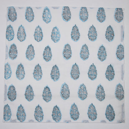 Blue Boota Hand Block Printed Cotton Napkins