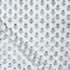 Blue Booti Block Printed Pure Cotton Indian Fabric