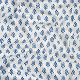 Blue Booti Floral Cotton Hand Block Print Fabric