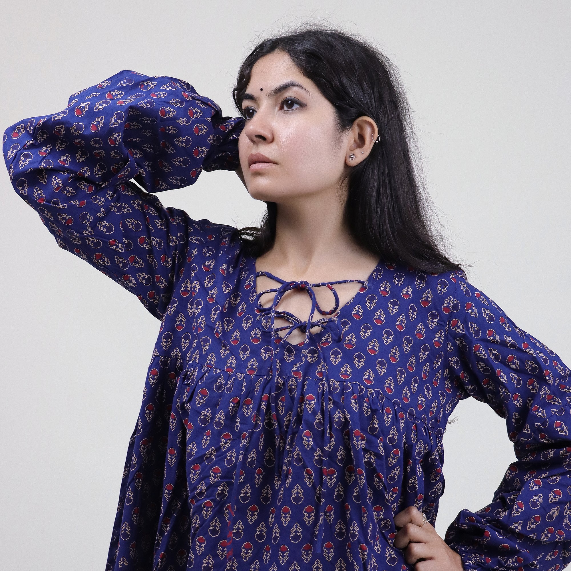 Blue Booti Handmade Cotton Women&