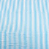 Blue Cotton Striped Block Print Fabric