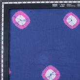Blue Cotton Tie Dye Shibori Fabric