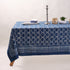 Blue Dabu Cotton Dining Table Cover Cloth