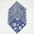 Blue Floral Cotton Block Print Reusable Table Napkins