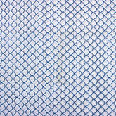 Blue Geometrical Pure Cotton Hand Block Print Fabric
