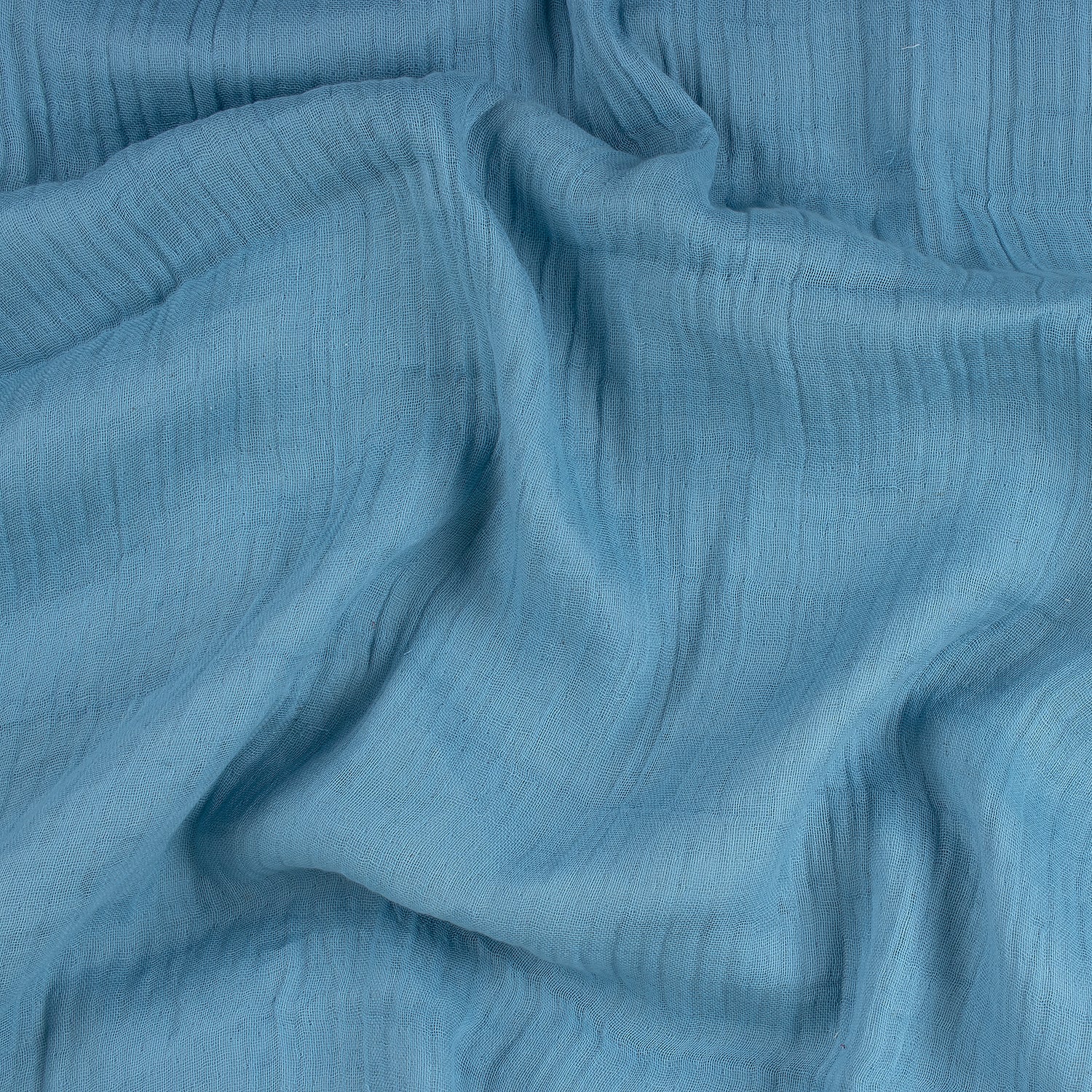 Blue Halloween Cotton Gauze Fabric By The Yard