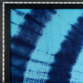 Blue Hand Tie Dye Cotton Shibori Fabric Online
