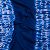 Blue Indian Shibori Tie Dye Fabric