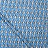 Blue Leaf Hand Block Printed Cotton Fabric