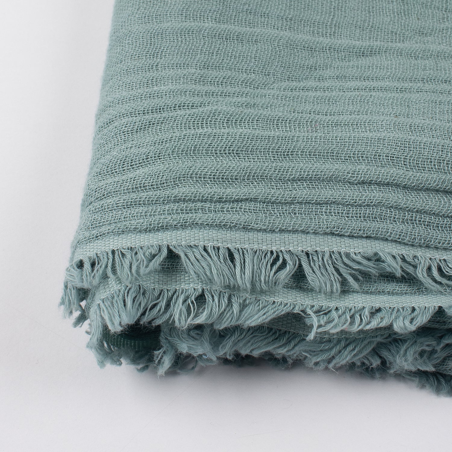 Blue Pure Cotton 4 Layered Gauze Fabric
