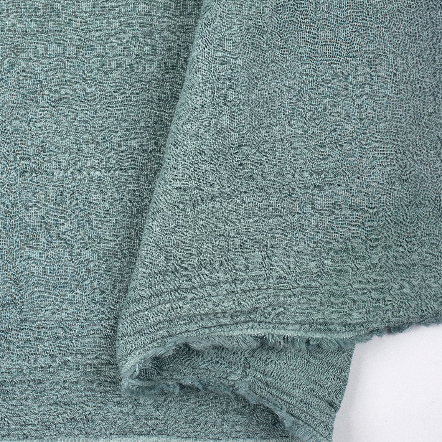Blue Pure Cotton 4 Layered Gauze Fabric