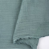 Blue Pure Cotton 4 Layered Gauze Fabric