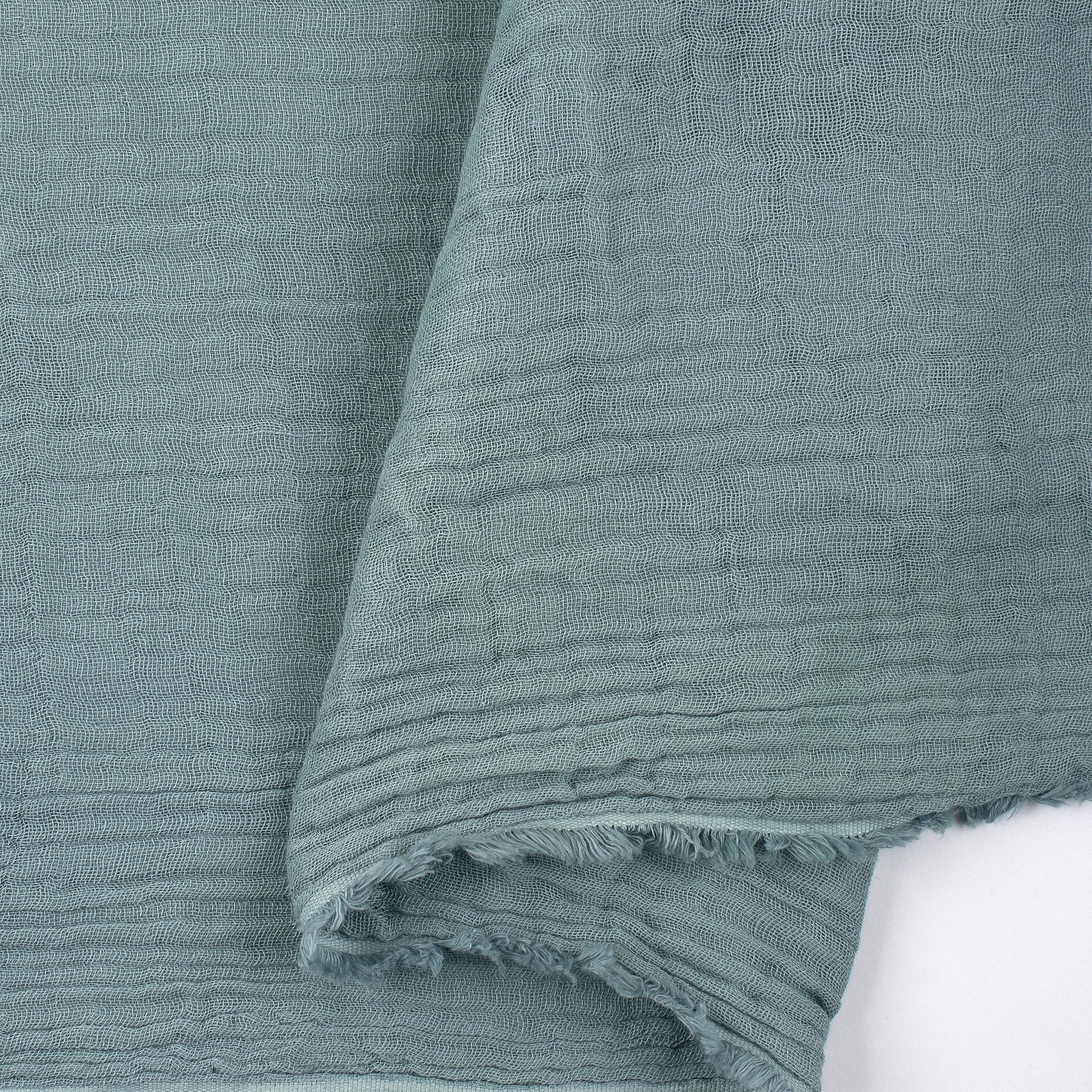 Blue Pure Cotton 4 Layered Gauze Fabric