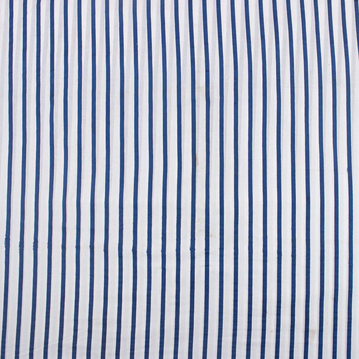 Blue Striped Pure Cotton Indian Fabric