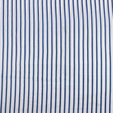Blue Striped Pure Cotton Indian Fabric