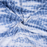 Blue Tie And Dye Sibori Summer Fabric