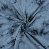 Blue Tie Dye Organic Cotton Shibori Fabric