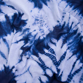 Blue Tie Dye Pure Cotton Fabric By Yard