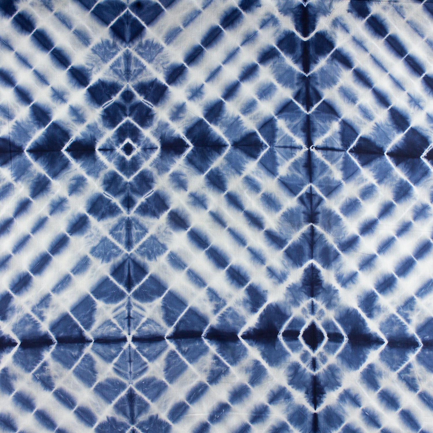 Blue Tie and Dye Fabric By Yard