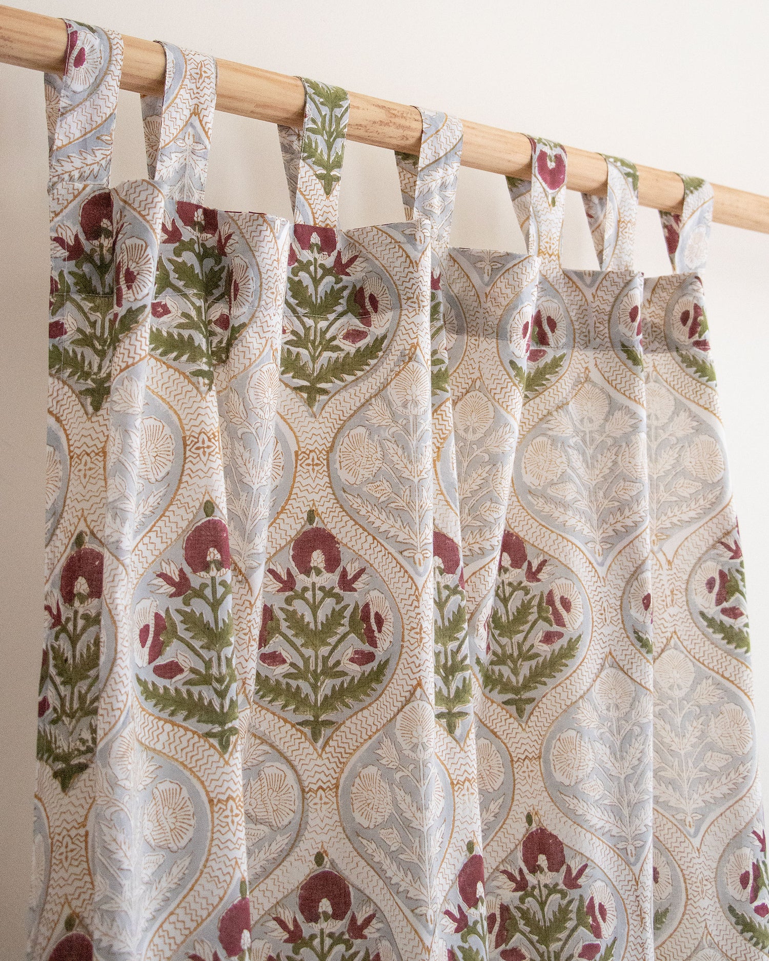 Boota Block Printed Cotton Curtains