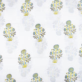 Boota Indian Block Printed Pure Cotton Floral Fabric