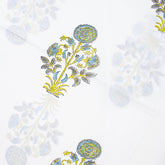 Boota Indian Block Printed Pure Cotton Floral Fabric