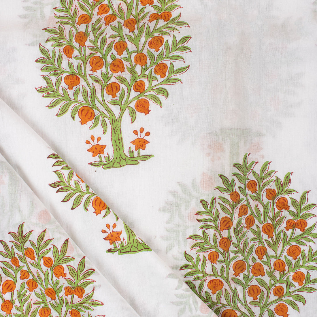 Boota Print Indian Hand Block Cotton Cloth Fabric